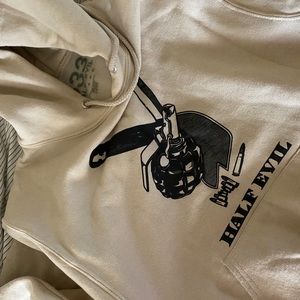 half evil 333 hoodie